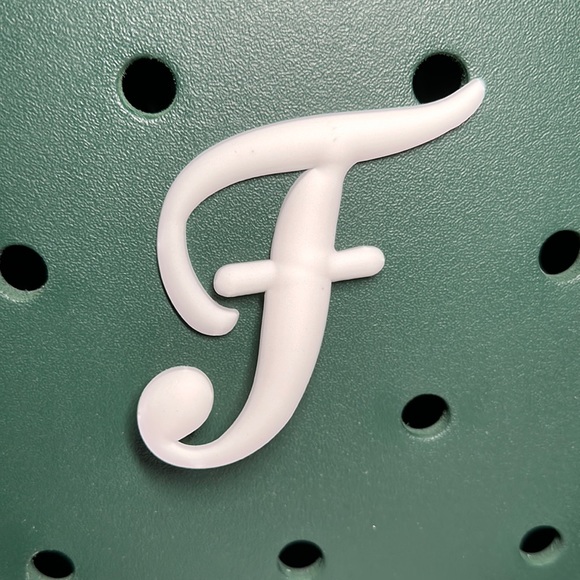 Handbags - Alphabet BOGG BAG Inspired Decor Letter “F” - #136